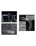 BIKERIBBON handlebar tape - REFLECTIVE - black