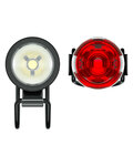 KNOG set of lights - PLUG TWINPACK - black