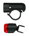 KNOG set of lights - PLUG TWINPACK - black