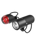 KNOG set of lights - PLUGGER TWINPACK - black