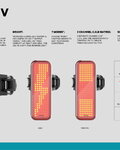 KNOG rear light - BLINDER V TRAFFIC - red