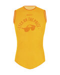 SANTINI Cycling sleeve less t-shirt - UCI EYES - orange