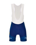 SANTINI Cycling bib shorts - LIDL TREK - blue