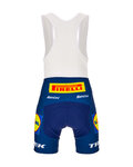 SANTINI Cycling bib shorts - LIDL TREK - blue