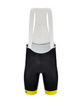 SANTINI Cycling bib shorts - TDF LEADER - black