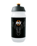 SKS Cycling water bottle - DEER`S HEAD - white/black