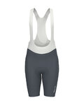 SANTINI Cycling bib shorts - AERO RACE - grey