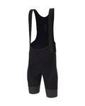 SANTINI Cycling bib shorts - ADAPT SHELL - black