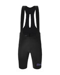 SANTINI Cycling bib shorts - UNICO EDGE - black