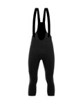 SANTINI Cycling 3/4 length bib shorts - KICK OFF - black