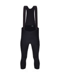 SANTINI Cycling 3/4 length bib shorts - CARGO - black