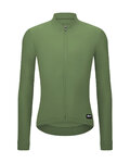 SANTINI Cycling winter long sleeve jersey - RTR - green