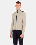 SANTINI Cycling thermal jacket - POWER SHIELD - beige
