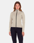 SANTINI Cycling thermal jacket - POWER SHIELD - beige