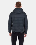 SANTINI Cycling thermal jacket - PUFF - black