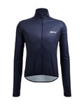 SANTINI Cycling windproof jacket - NEBULA  - blue