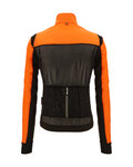 SANTINI Cycling windproof jacket - REDUX LITE  - orange/black