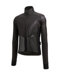 SANTINI Cycling windproof jacket - REDUX LITE  - black