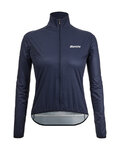 SANTINI Cycling windproof jacket - NEBULA - blue