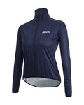 SANTINI Cycling windproof jacket - NEBULA - blue