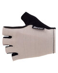 SANTINI Cycling fingerless gloves - TACT - beige
