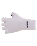 SANTINI Cycling fingerless gloves - MADSS AERO - white