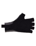 SANTINI Cycling fingerless gloves - MADSS AERO - black