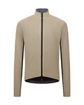 SANTINI Cycling windproof jacket - ALPHA INSULATED - beige