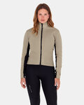 SANTINI Cycling windproof jacket - ALPHA INSULATED - beige