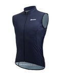 SANTINI Cycling gilet - NEBULA - blue