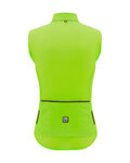 SANTINI Cycling gilet - NEBULA - light green