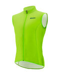 SANTINI Cycling gilet - NEBULA - light green