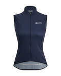 SANTINI Cycling gilet - NEBULA - blue