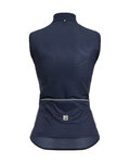 SANTINI Cycling gilet - NEBULA - blue