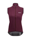 SANTINI Cycling gilet - GUARD NIMBUS - bordeaux