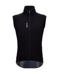 SANTINI Cycling gilet - MAGIC RAIN - black
