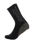 SANTINI Cycling shoe covers - VEGA FIORD - black