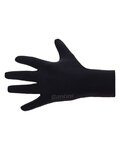 SANTINI Cycling long-finger gloves - ALDO - black