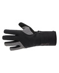 SANTINI Cycling long-finger gloves - FJORD - black
