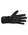 SANTINI Cycling long-finger gloves - FJORD - black