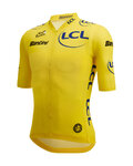 SANTINI Cycling short sleeve jersey - TDF LEADER - yellow