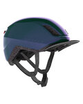 SCOTT Cycling helmet - DOPPIO PLUS - green/purple