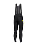 SCOTT Cycling long bib trousers - RC PRO W/O PAD - black/yellow