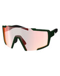 SCOTT Cycling sunglasses - SHIELD - black/green
