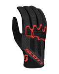 SCOTT Cycling long-finger gloves - GRAVITY - black/red