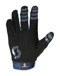 SCOTT Cycling long-finger gloves - ENDURO - blue/black