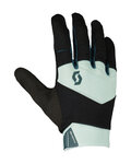 SCOTT Cycling long-finger gloves - ENDURO - green/black