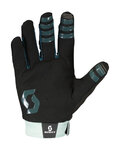 SCOTT Cycling long-finger gloves - ENDURO - green/black