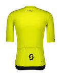 SCOTT Cycling short sleeve jersey - PREMIUM - yellow