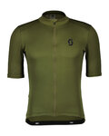 SCOTT Cycling short sleeve jersey - ENDURANCE 10 - green